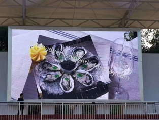 নমনীয় LED ভিডিও ওয়াল ডিসপ্লে প্যানেল লোহা মন্ত্রিসভা উপাদান কাস্টমাইজযোগ্য