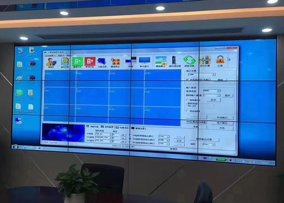 55 ইঞ্চি 4x4 সংকীর্ণ বেজেল LED ভিডিও ওয়াল ওয়াল মাউন্ট 3000 1 চুক্তি